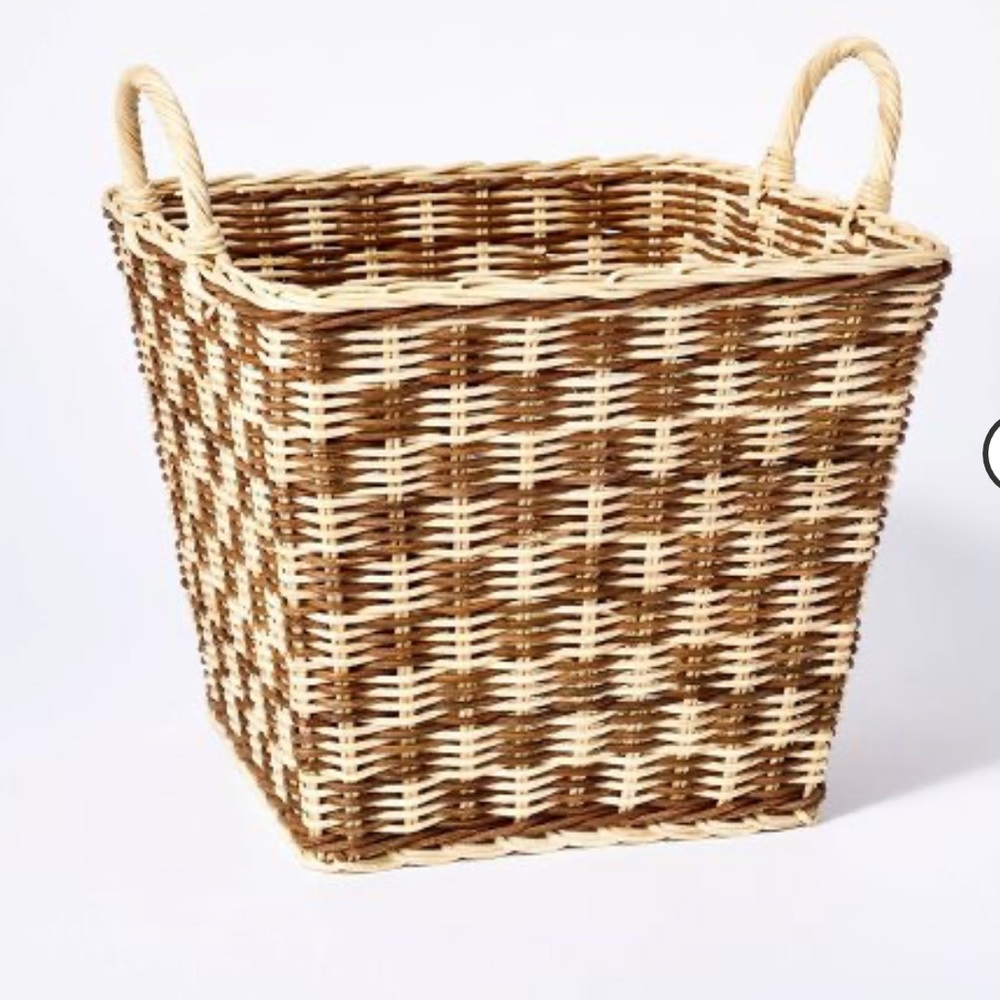Square Checker Basket - Threshold designed with Studio McGee NEW